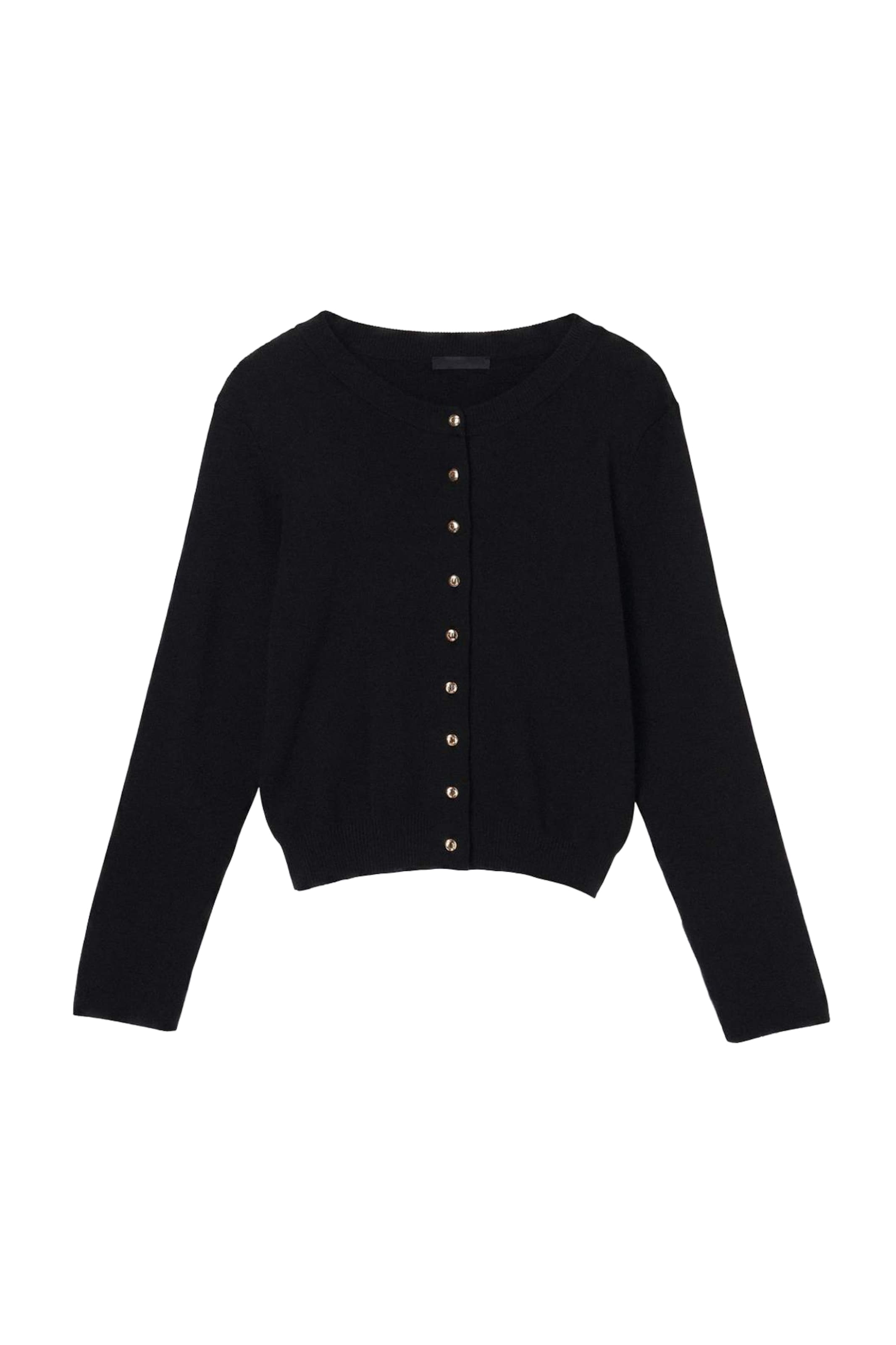 Trendyol Cardigan en XS en noir, Vue avec produit