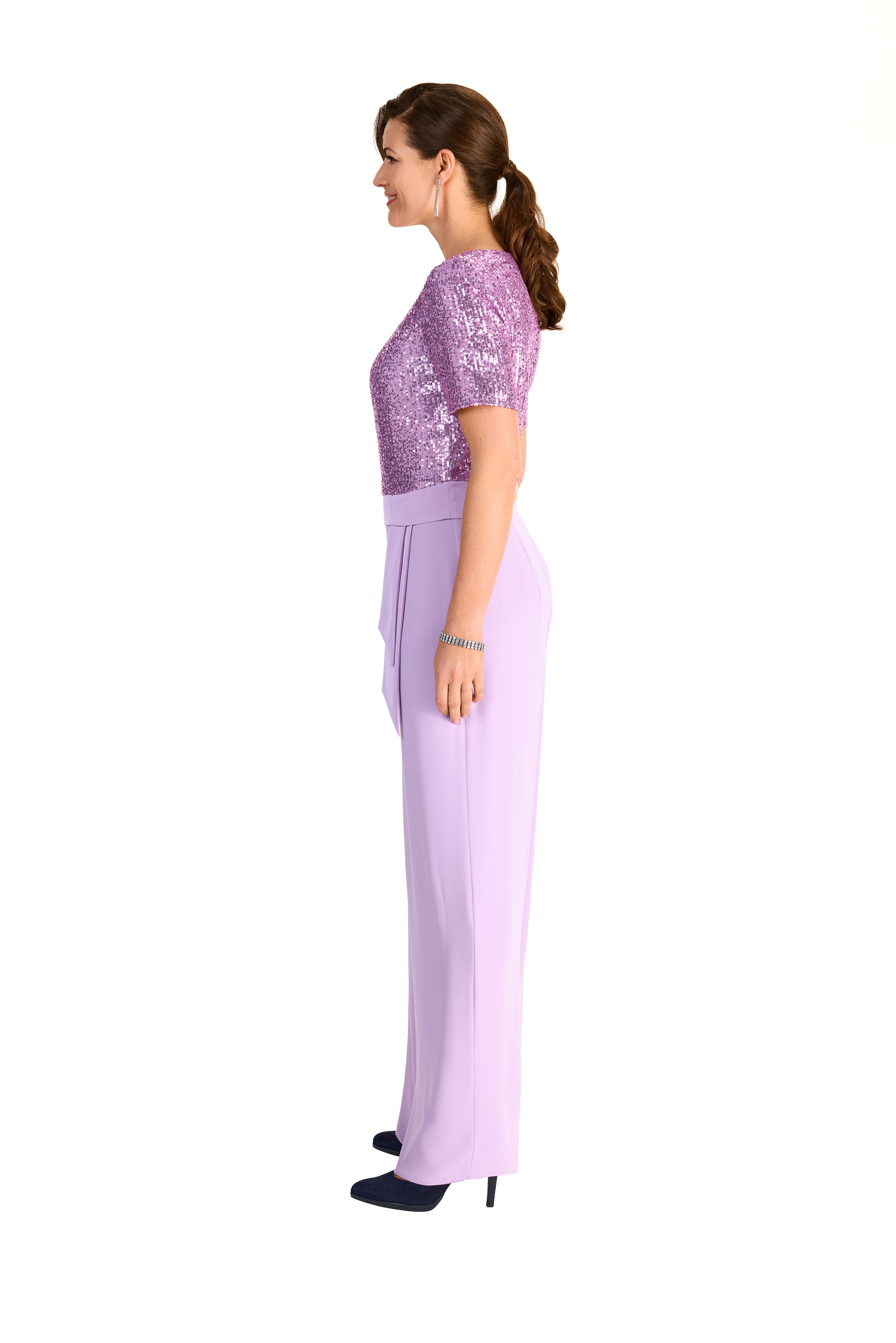 HERMANN LANGE Collection Jumpsuit in Purple