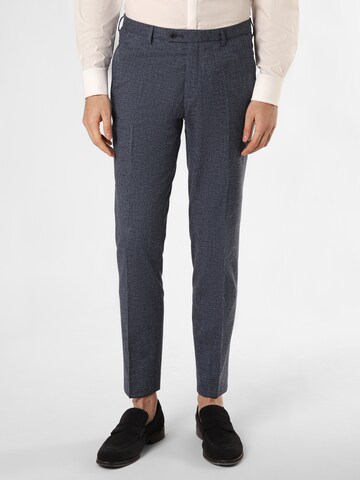CG CLUB OF GENTS Slimfit Bügelfaltenhose 'Paco-N' in Blau: Vorderseite