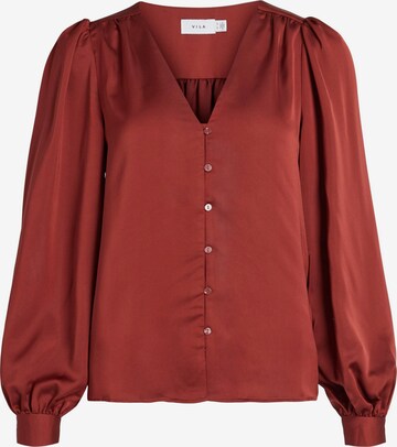 Camicia da donna di VILA in rosso: frontale