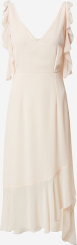 Robe de cocktail Little Mistress en beige : devant