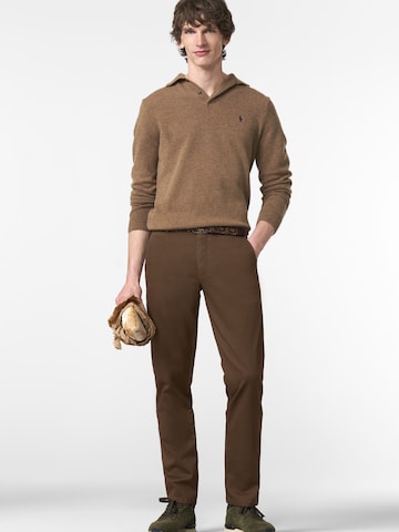 Regular Pantalon chino MEYER en marron