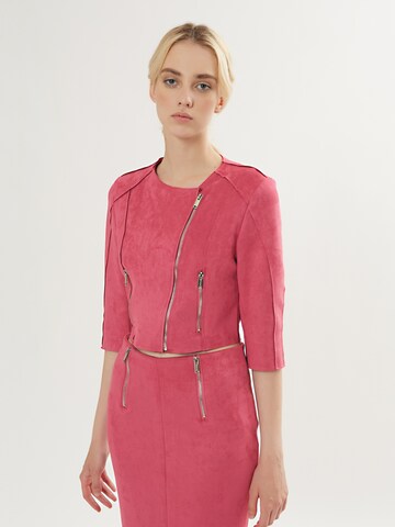 Influencer Between-Season Jacket in Pink: front