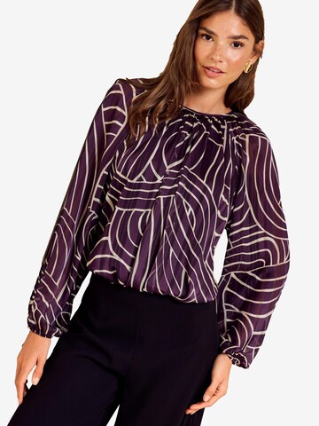 Friends Like These Bluse in Lila: Vorderseite
