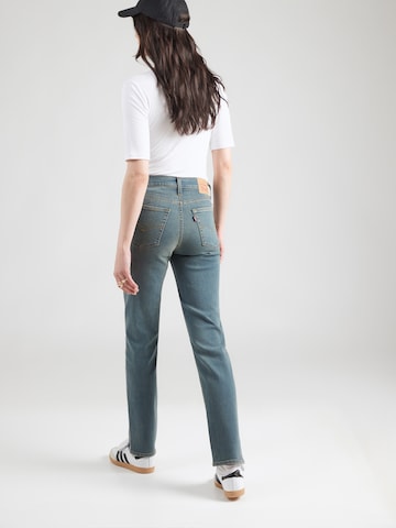 Coupe slim Jean '724 HIGH RISE STRAIGHT' LEVI'S ® en bleu