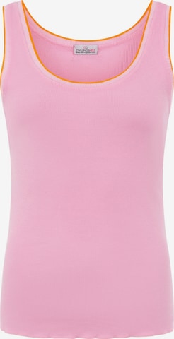 Haut Zwillingsherz en rose : devant