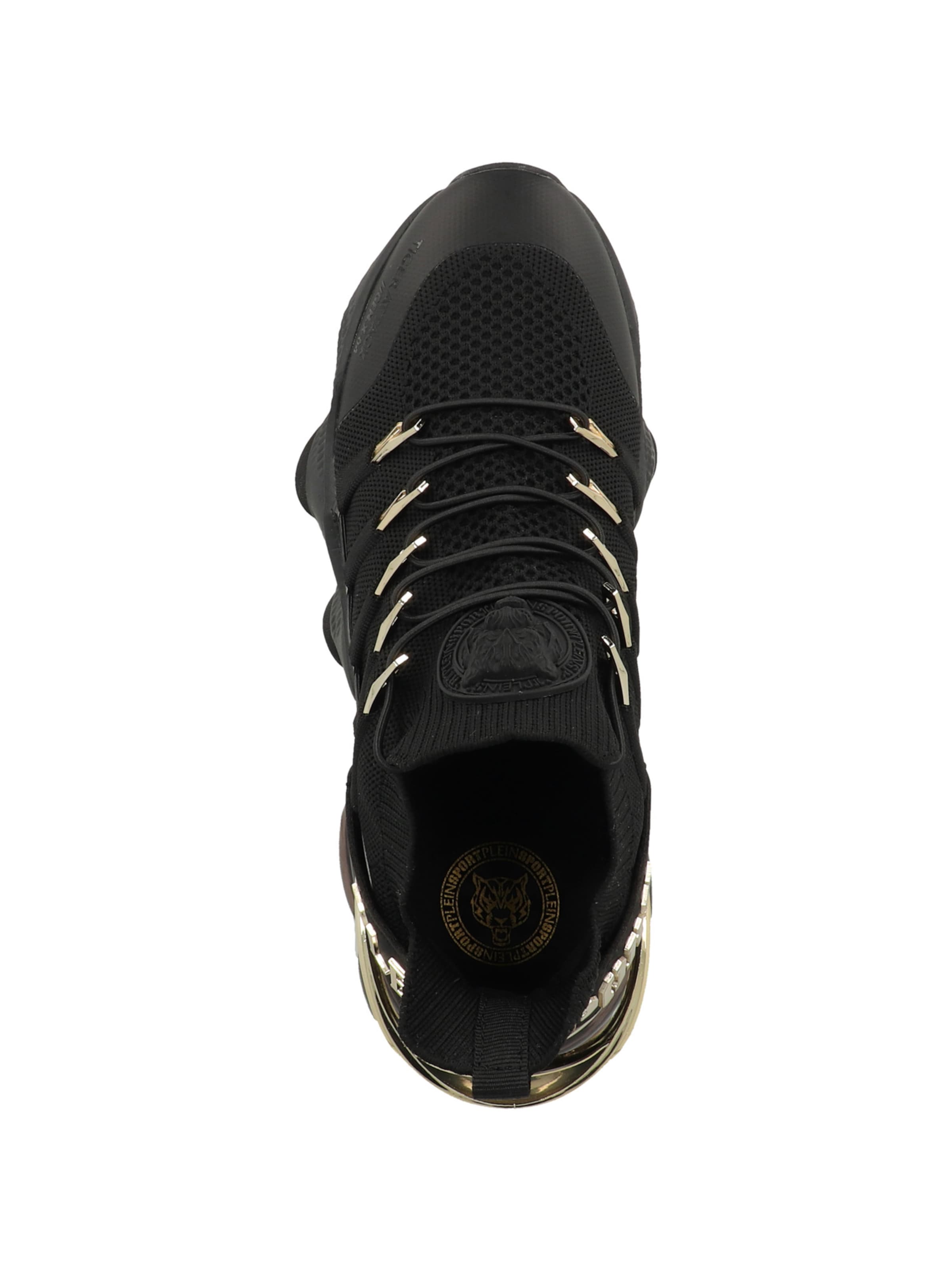 Plein Sport - Sapatilhas baixas 'Tiger Attack//Gen.X.04' em preto