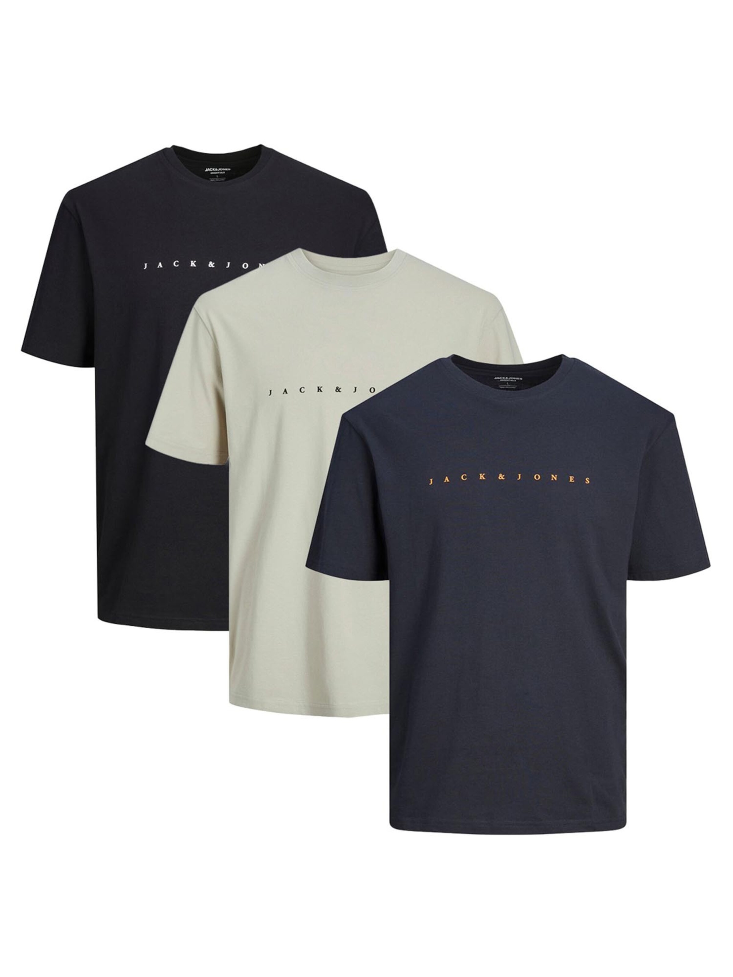 JACK & JONES Shirt 'Star JJ' in Grey: front
