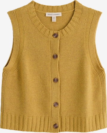 Cardigan 'Derwenn' Seasalt Cornwall en jaune : devant