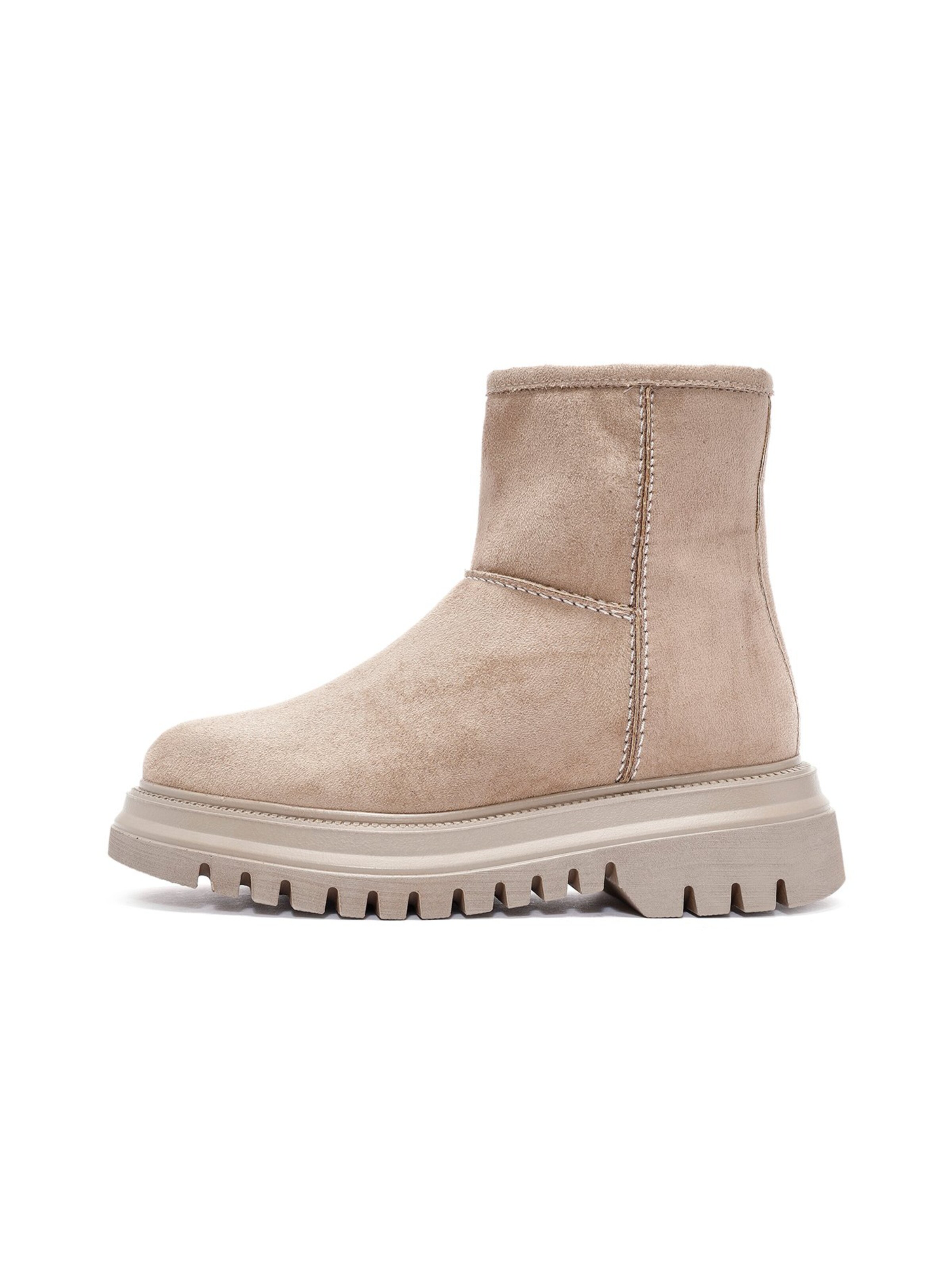 Derimod Enkellaarsje in Beige: voorkant