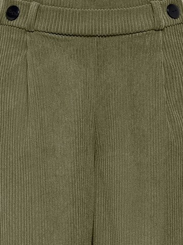 JDY Wide leg Pleat-front trousers 'JDYGeggo' in Green