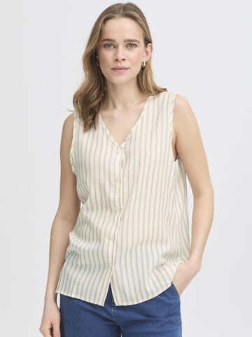 Fransa - Top 'Fralyssa' en beige