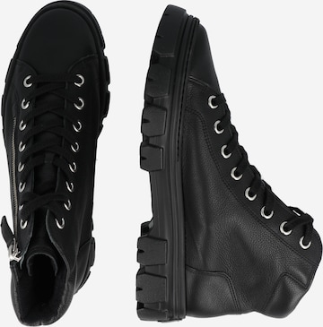 Paul Green Lace-Up Ankle Boots in Black