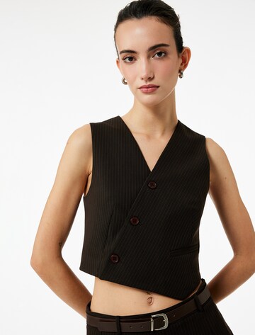 Koton Suit vest in Brown: front
