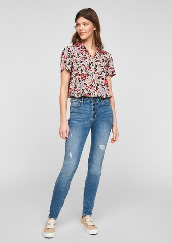 QS Skinny Jeans in Blau