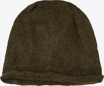 styleBREAKER Mütze 'Oversize Strickbeanie mit Rollrand' in Grün: Vorderseite