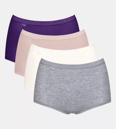 SLOGGI Panti en gris moteado / lila claro / altrosa / blanco, Vista del producto