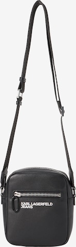 KARL LAGERFELD JEANS Olkalaukku 'ESSENTIAL' värissä musta: etupuoli