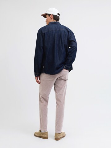 JACK & JONES Tapered Chinohousut 'JPStace' värissä harmaa