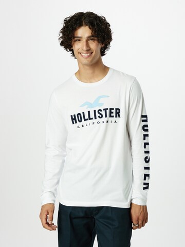 T-Shirt HOLLISTER en beige : devant