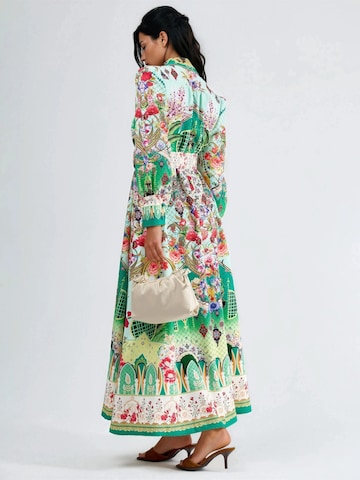 MSN Collection Jurk in Groen