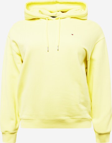 Tommy Hilfiger Curve Sweatshirt in Geel: voorkant