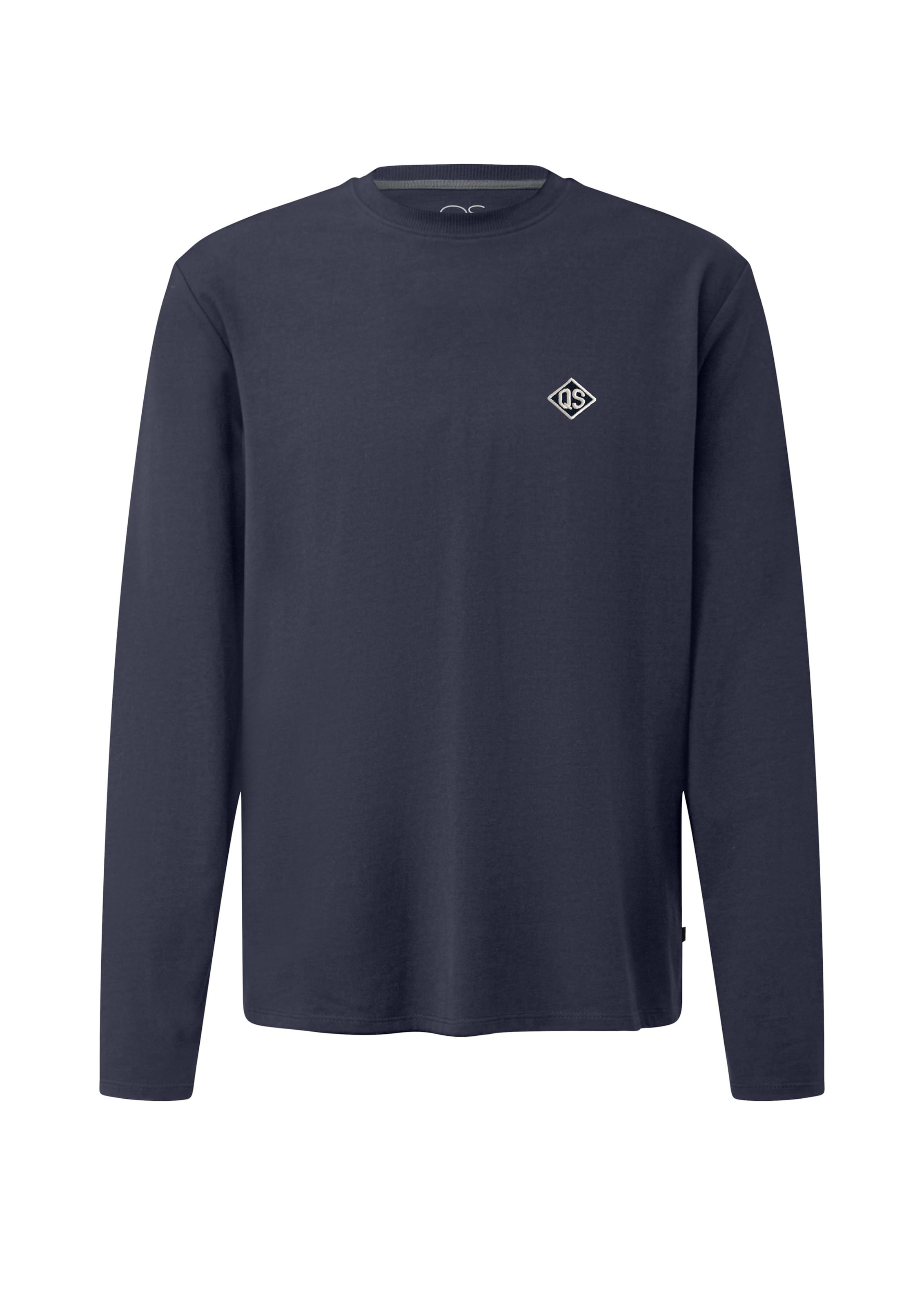 QS Shirt in Blauw: voorkant