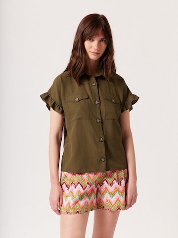 NAF NAF Blouse 'Amada' in Green: front