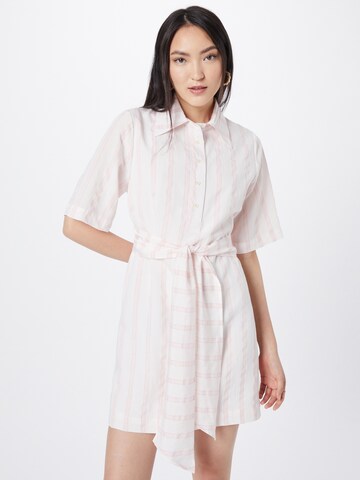 Robe-chemise 'Coby' NORR en rose : devant