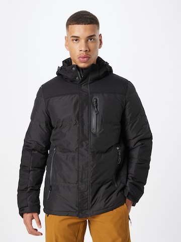 KILLTEC Outdoor jacket in Black: front