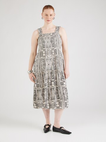Abito estivo 'VMCMenny' di Vero Moda Curve in beige: frontale