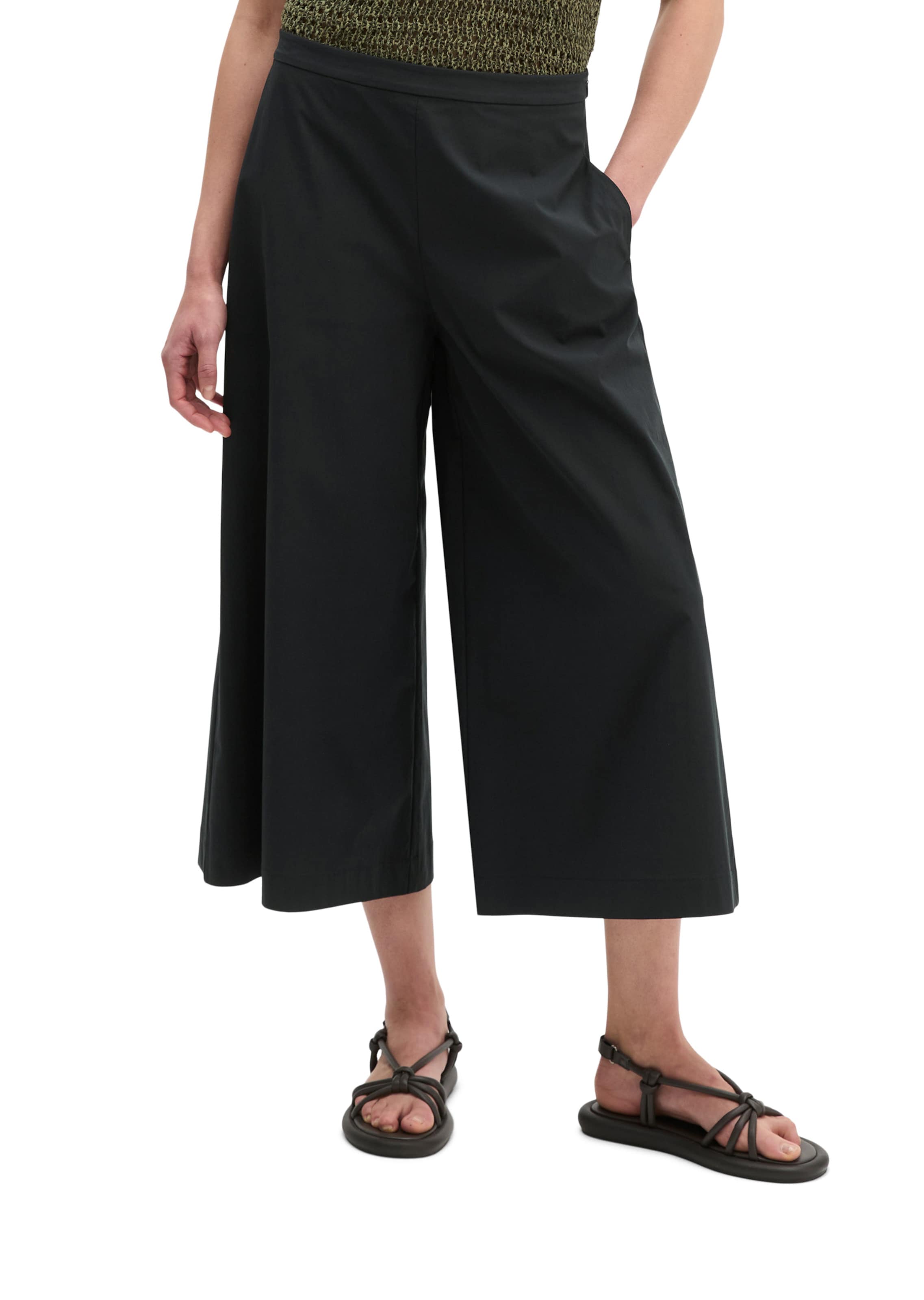 Marc O'Polo Loosefit Hose in Schwarz: Vorderseite