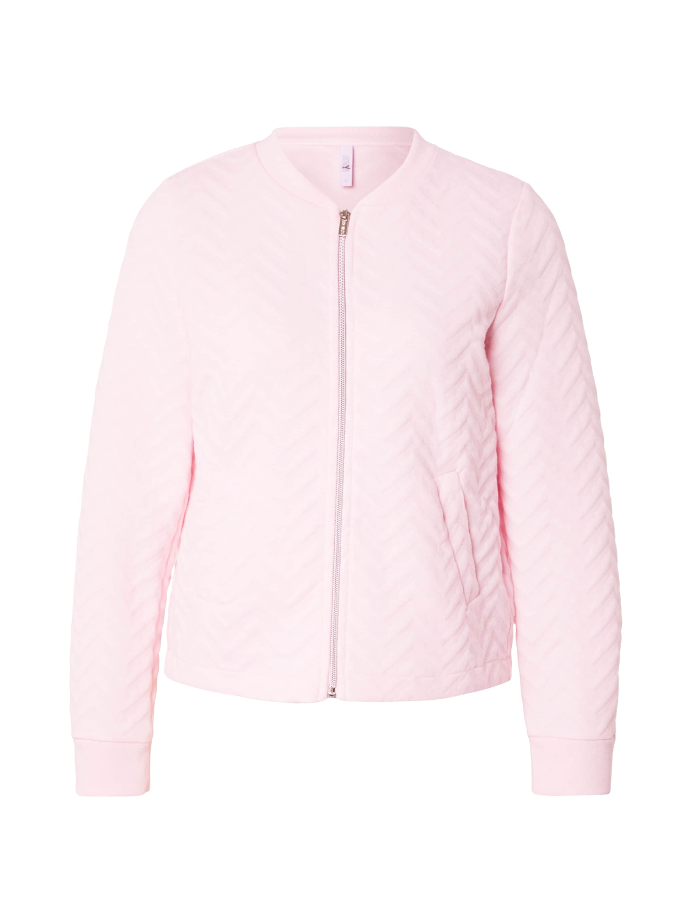 Giacca di felpa 'Ke44ndra' di Hailys in rosa: frontale