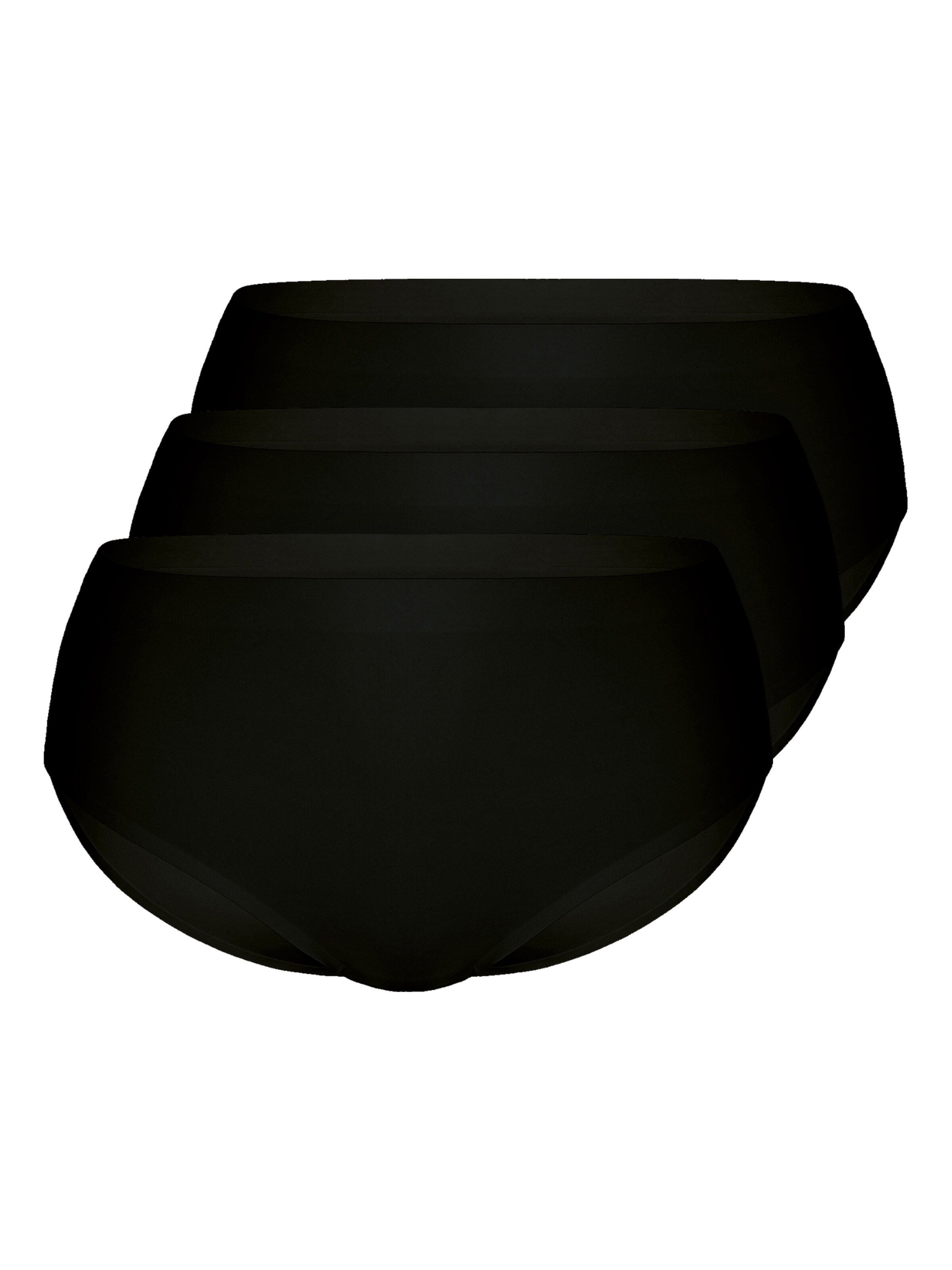 sassa Slip 'Bonded Micro'‌‌‌‌‌ in Schwarz: Vorderseite