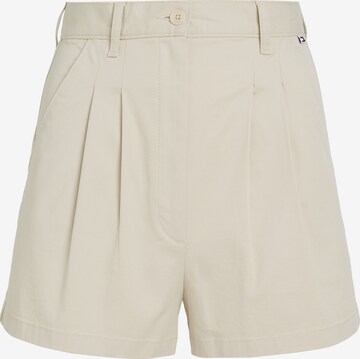 Tommy Jeans Regular Pants in Beige: front