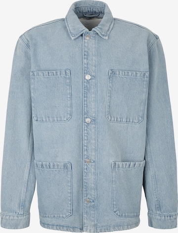 TOM TAILOR DENIM Tussenjas in Blauw: voorkant