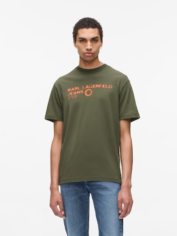 KARL LAGERFELD JEANS Shirt in Green: front