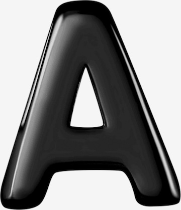 Pendentif Lucardi en noir : devant