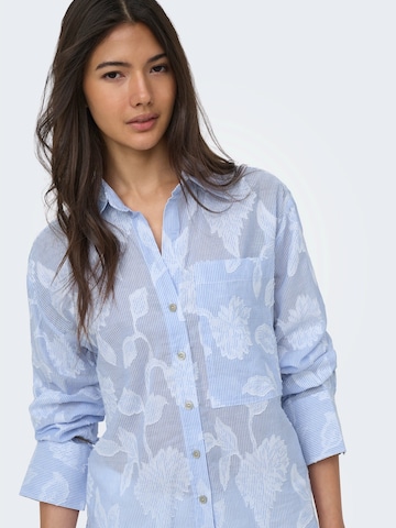 Chemisier 'ONLASTANA' ONLY en bleu