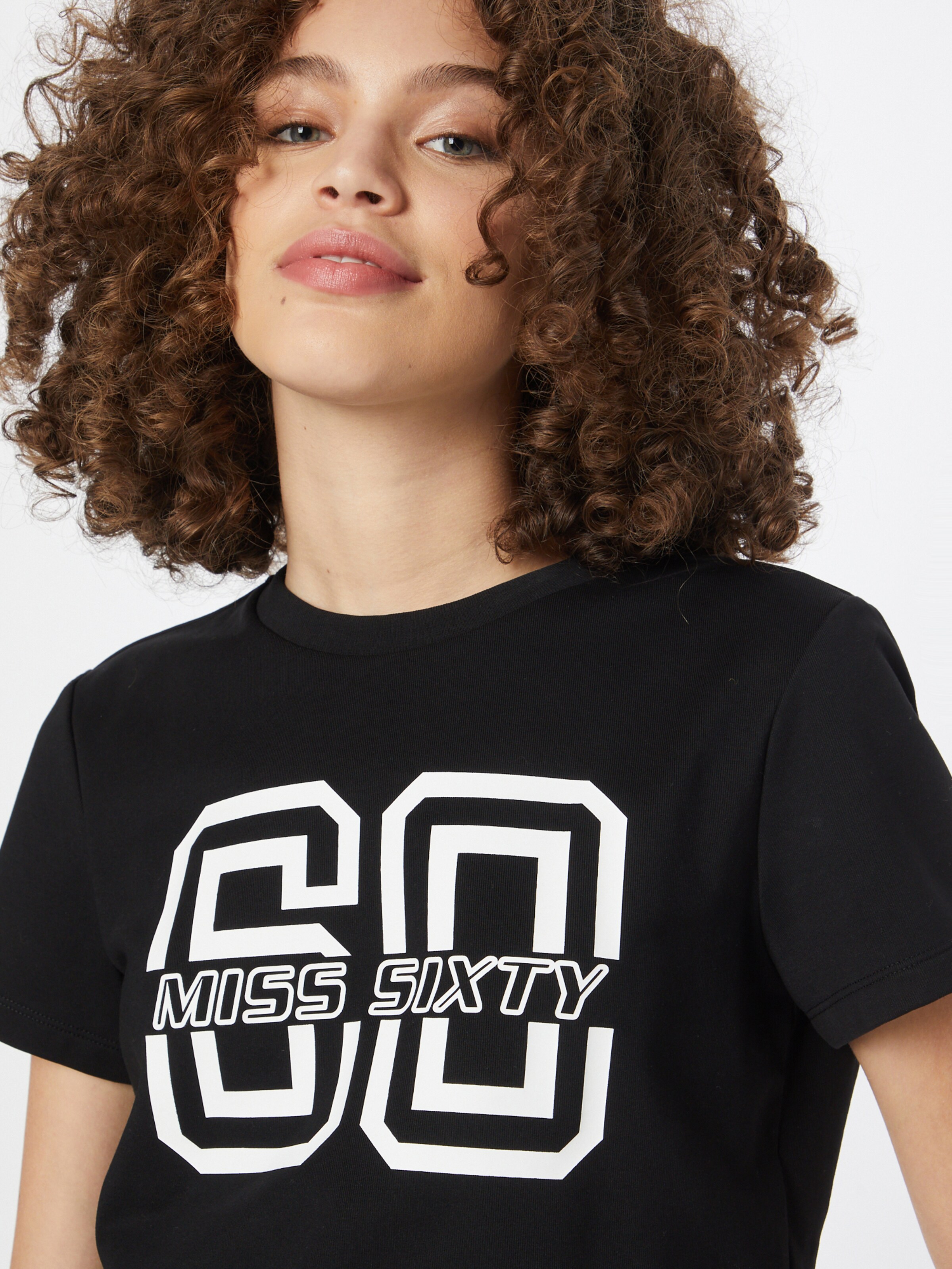 Frauen Shirts & Tops Miss Sixty T-Shirt in Schwarz - AY38584 Frauen Shirts & Tops Miss Sixty T-Shirt in Schwarz - AY38584