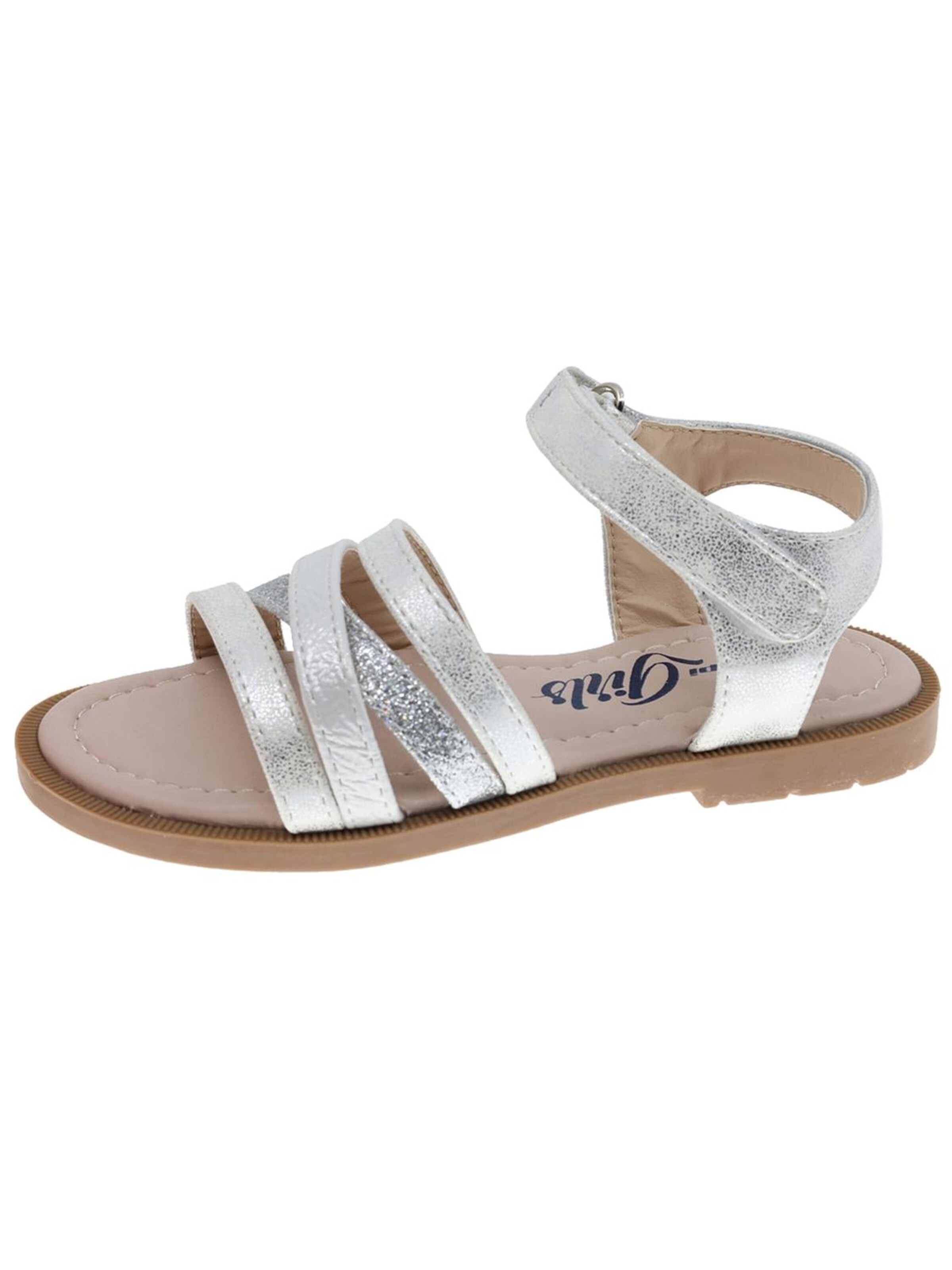 Beppi Sandaler 'Casual Sandal' i sølv: forside