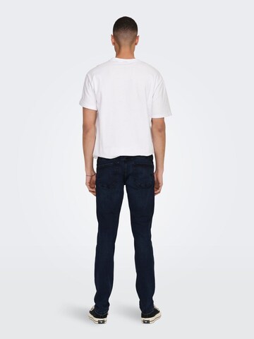 Slimfit Jeans 'ONSLoom' di Only & Sons in blu