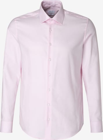 SEIDENSTICKER Slim Fit Businesshemd in Pink: predná strana