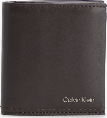 Porte-monnaies Calvin Klein en marron : devant