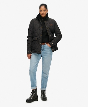 Veste mi-saison Superdry en noir