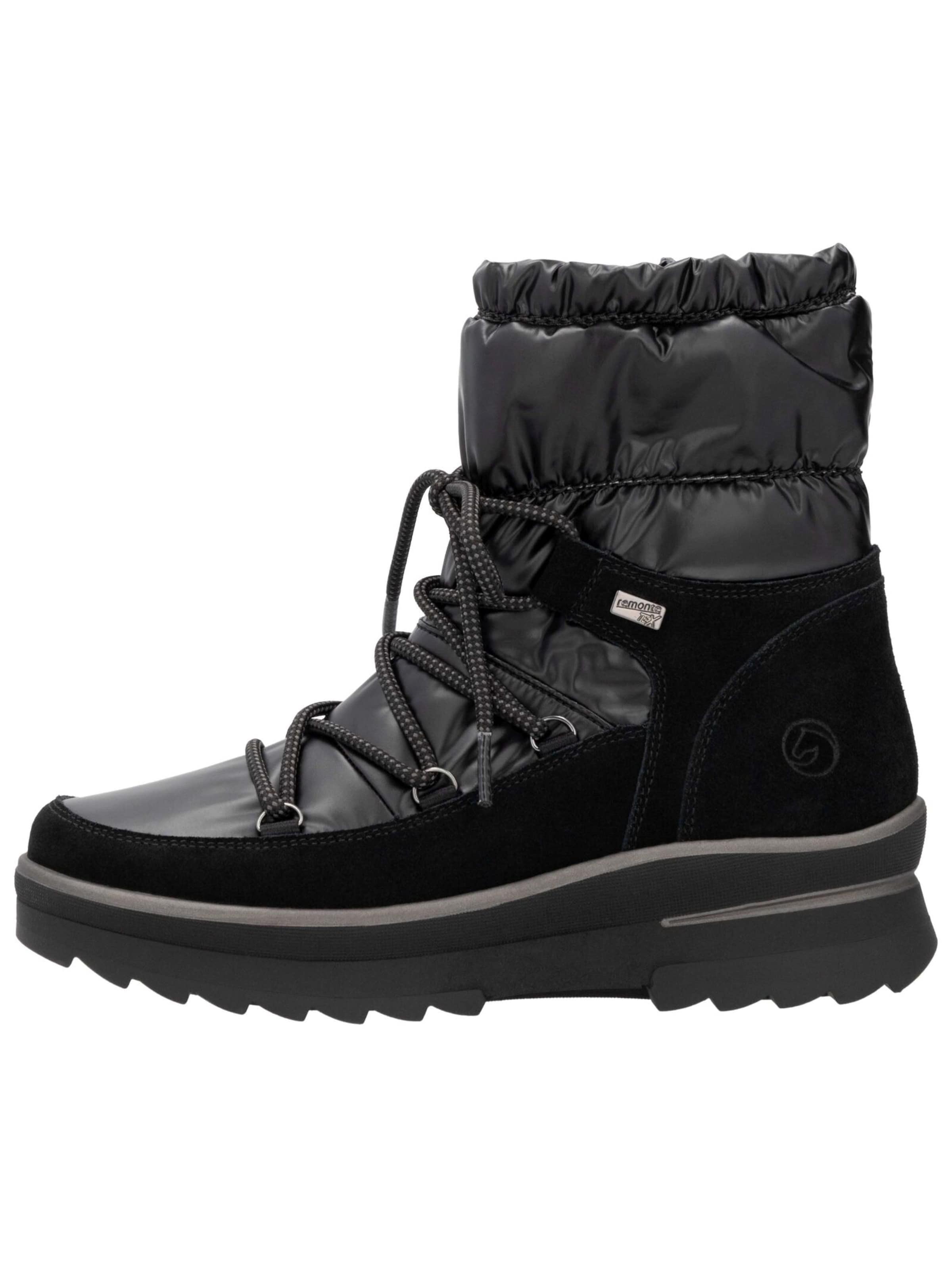 Bottines à lacets REMONTE en noir