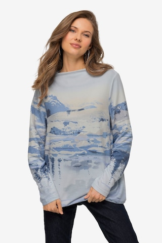 LAURASØN Sweatshirt in Blauw: voorkant