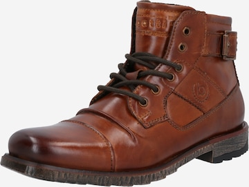 bugatti Veterboots 'Saturino' in Bruin: voorkant