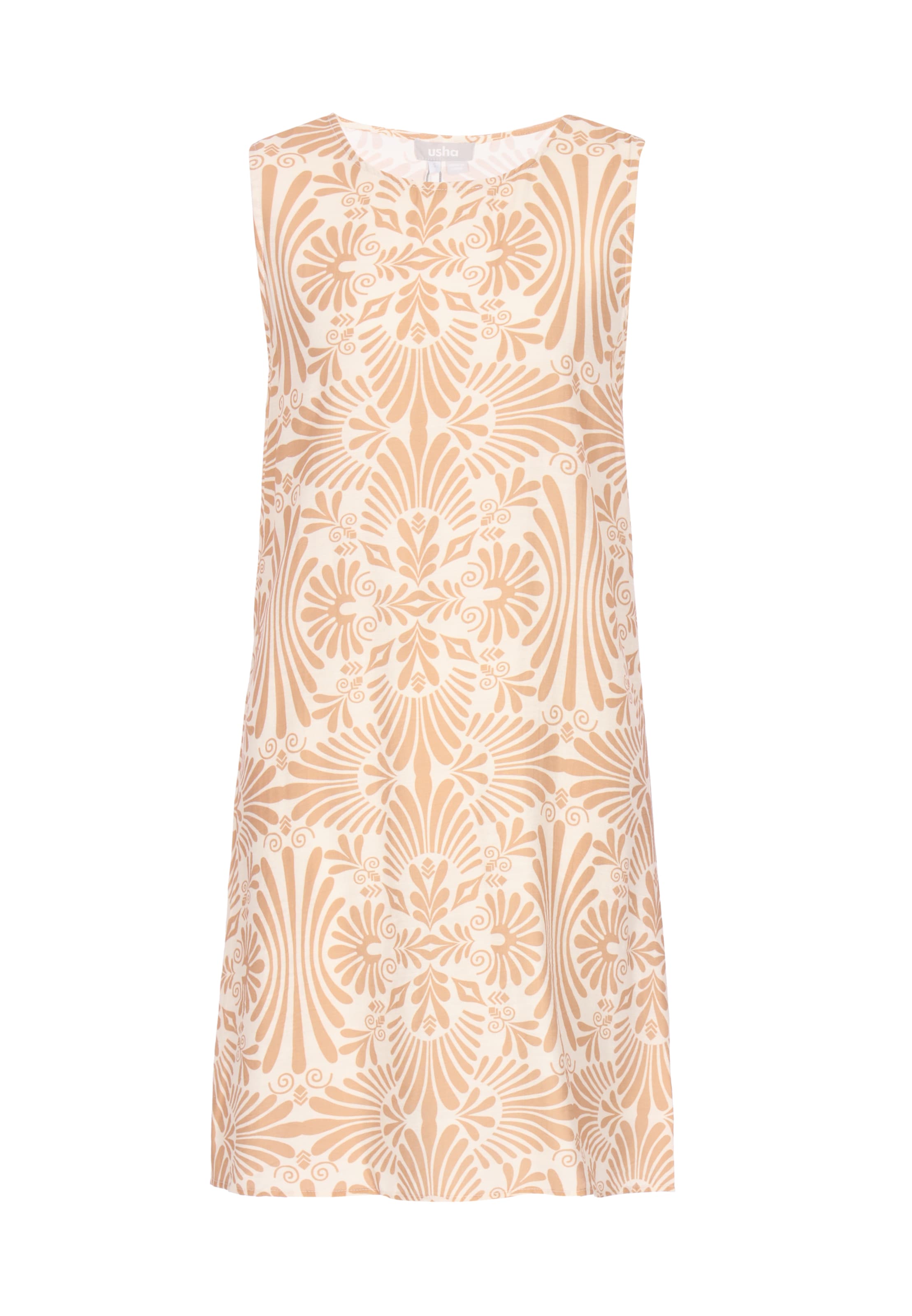 Robe d’été Usha en beige : devant