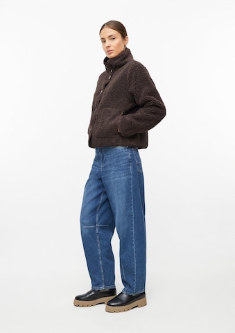 s.Oliver Fleece jas in Bruin: zijkant